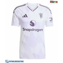 Fotballdrakt Herre Manchester United Bruno Fernandes #8 Bortedrakt 2025-26 Kortermet